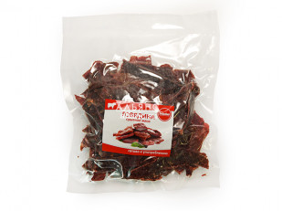 Щупальца кальмара гигантского х/к: Говядина вяленая (строганина)