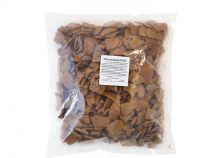 Мясо курицы по-кавказски: Гренки черные со вкусом чеснока