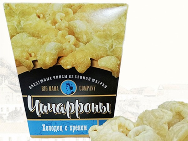 Чичарроны со вкусом холодца и хрена в Бутово