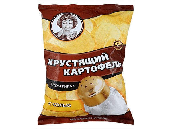 Картофельные чипсы "Девочка" 160 гр. в Бутово