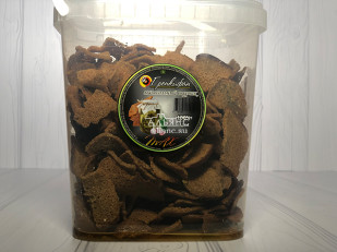 Арахис в глазури: Ведро Ржаные гренки с малосольным огурчиком