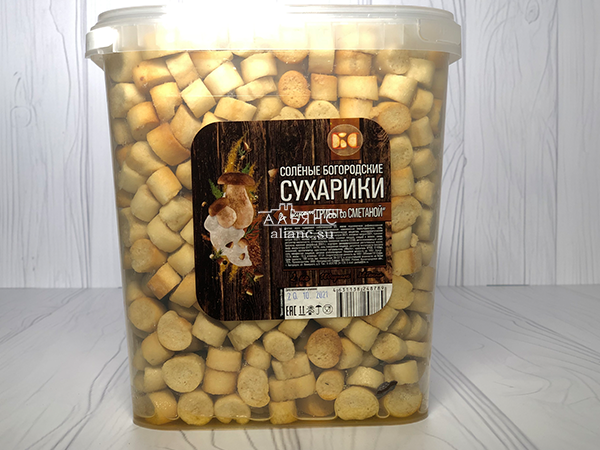 Сухарики с грибами и сметаной в Бутово