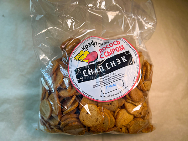 Снапсы ПШЕНИЧНЫЕ "Лосось с сыром" в Бутово