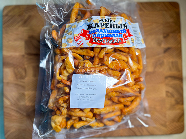 Жареный сыр "ВКУСНЯШКА" со вкусом пармезан (500 гр) в Бутово