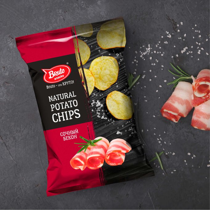 Картофель «Бруто» со вкусом бекона 70 гр. в Бутово