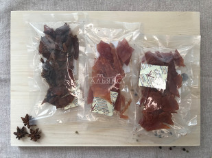 Свинина вяленая (строганина): Рыцарское мясо индейка